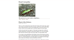 Desktop Screenshot of deadcaterpillar.com