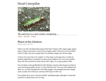 Tablet Screenshot of deadcaterpillar.com